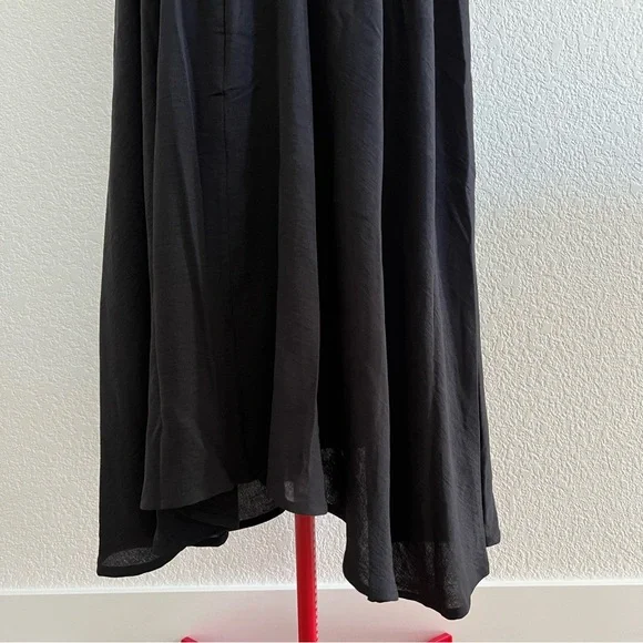 NWT 12th Tribe Black Midi Skirt Medium - Picture 7 of 13